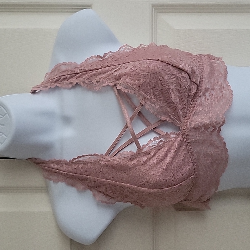 VS pink lace bralette
